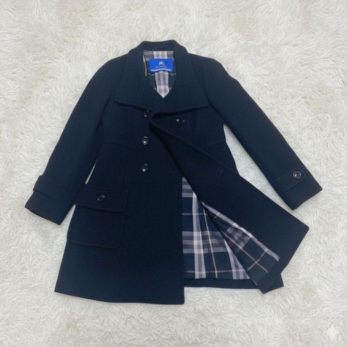 Cappotto lana burberry blue - cappotto,