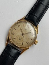 RARO orologio uomo vintage LIP FRANCE PLACCATO ORO AU INCABLOC CAL R 253 1365