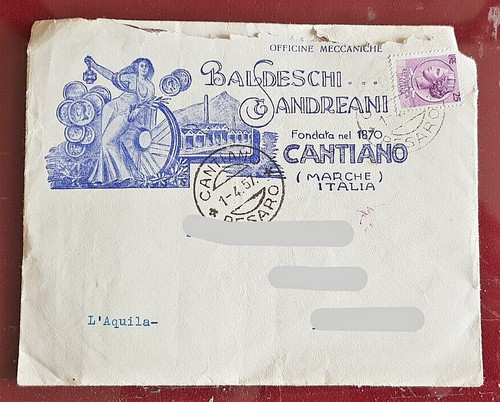 Busta intestata baldeschi - intestata,