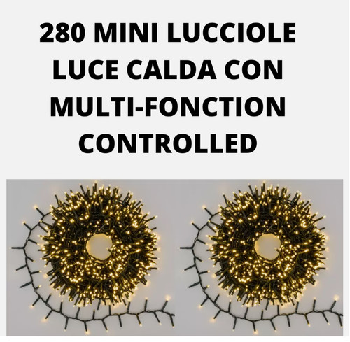 Natale luci 280 minilucciole - 280,