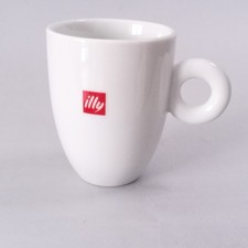 tazza Illy mug classic logo red cappuccino, latte, american coffee