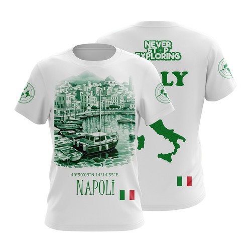 Shirt napoli italia - t-shirt,