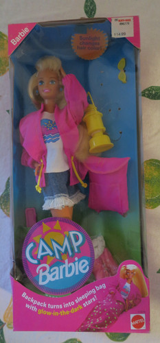 Bambola barbie mattel camp - mattel,