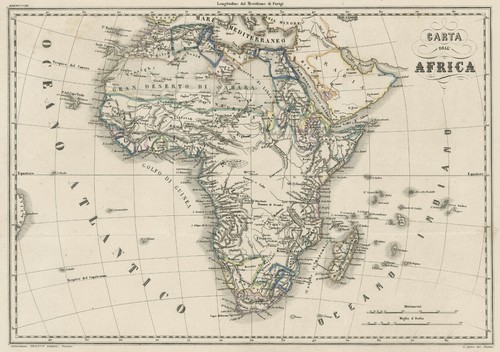 Mappa antica carta - antica, "carta