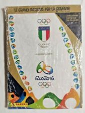 ALBUM OLIMPIADI RIO 2016 + SET COMPLETO STICKERS FIGURINE EX SIGILLATO PANINI