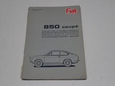 FIAT  850 COUPE' CATALOGO