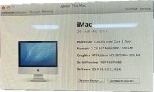 Apple iMac 24" Mid 2007 Core 2