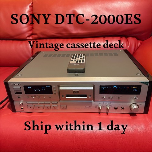 Cassette deck sony - deck, dtc-2000es