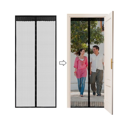 Magnetic door curtain anti - curtain,