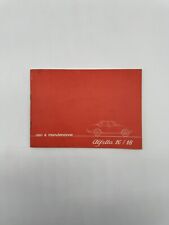 Libretto Uso Manutenzione Alfa