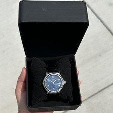 Orologio EBEL E9080241 1911 Automatico Quadrante Blu 38mm Uomo Data SS 