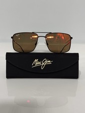 Occhiali da sole Maui Jim Aeko MJ886-02 nero titanio polarizzati specchio antincendio