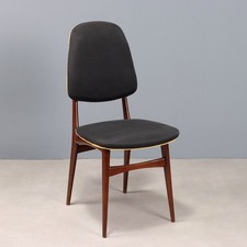 Sedia Vintage Tessuto Espanso Design Italia Anni 60 Originale