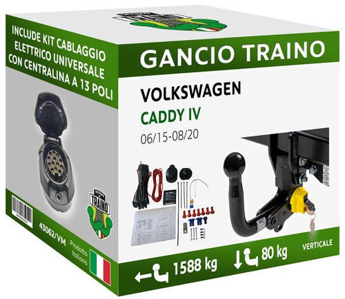 Gancio verticale estraibile - verticale, vw