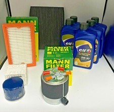 KIT TAGLIANDO NISSAN QASHQAI J10 5 LITRI ELF 5W30 4 FILTRI DAL 2007 1.5 DCI 