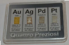 Investimento - lingotto oro argento platino palladio 24 CARATI 999   - VALCAMBI