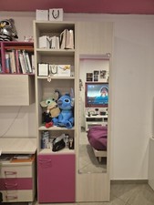 Regalo cameretta x bambina in buono stato colore : naturale E Fuxia