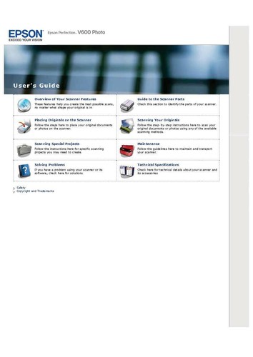 Epson perfection v600 - epson,