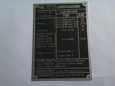 Nameplate Fiat Campagnola AR