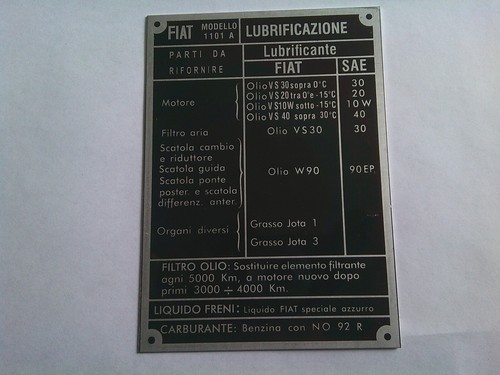 Targa fiat campagnola 55 - campagnola,