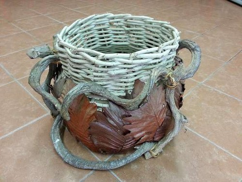 Cesto vimini artigianale - in,