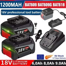Batteria 12 Ah per Bosch 18 V 8,0 Ah Professional GBA GSR GSB BAT618 BAT609 / caricabatterie