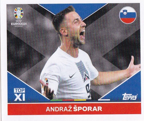 Adesivo topps uefa euro 2024 - euro,