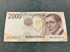 Banconota italia 2000 lire - banconota,
