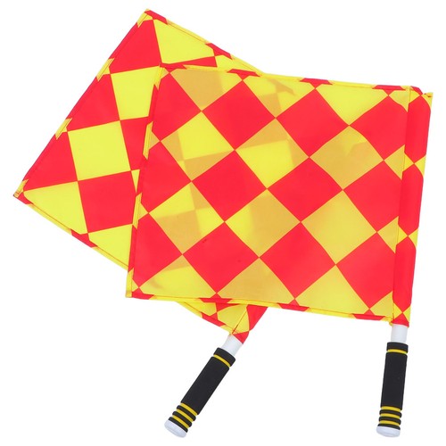 2pz bandiere arbitro calcio - 2pz,