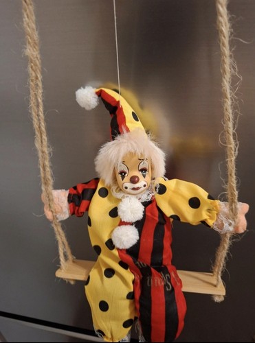 Pupazzo clown vintage anni - pupazzo,