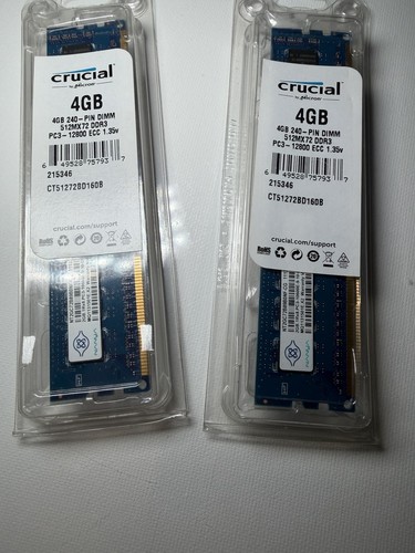 Crucial 8gb ddr3 ram set - set, 2x4gb
