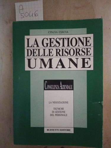 Gestione delle risorse - gestione,