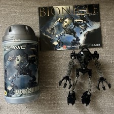 LEGO Bionicle Toa Onua Mata 8532 con Manuale e Bidone Maschera Kanohi Mata Nui B