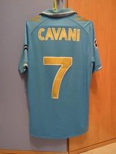 Maglia Napoli Cavani 2011-2012 Macron Home Authentic Champions League Shirt Tg M