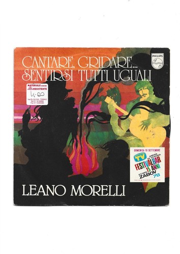 Leano morelli disco 45 - leano,
