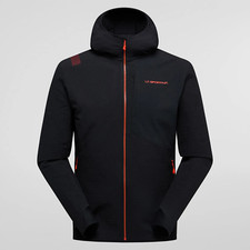 La Sportiva Descender Storm Jacket men - col.Black/Cherry Tomato
