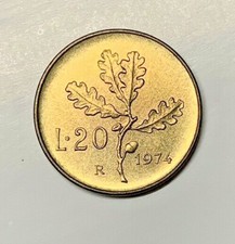 ITALIA REPUBBLICA 20 LIRE 1974