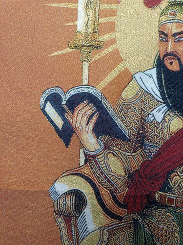 Quadro tibet tibetano tessuto - tibet,