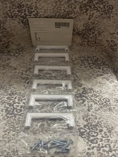 Cassetto 4 maniglie 1/4" bianco traslucido IKEA SATTA confezione da 6 armadi cassettiere