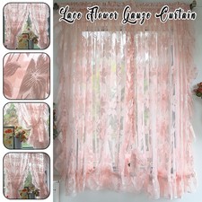 Tenda fiori pizzo rosa