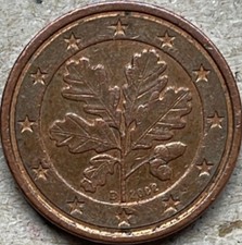 1 centesimo di euro 2002 Germania. Pezzo Grezzo Raro