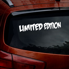 2 adesivi auto vinile edizione