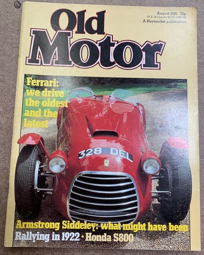 Old motor magazine - old,