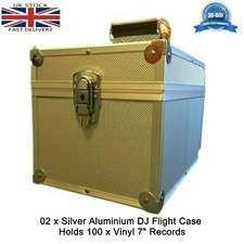 02 X SILVER ALUMINIUM DJ