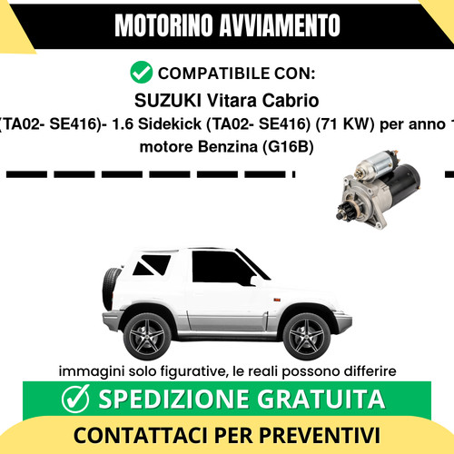 Motorino avviamento suzuki - motorino,