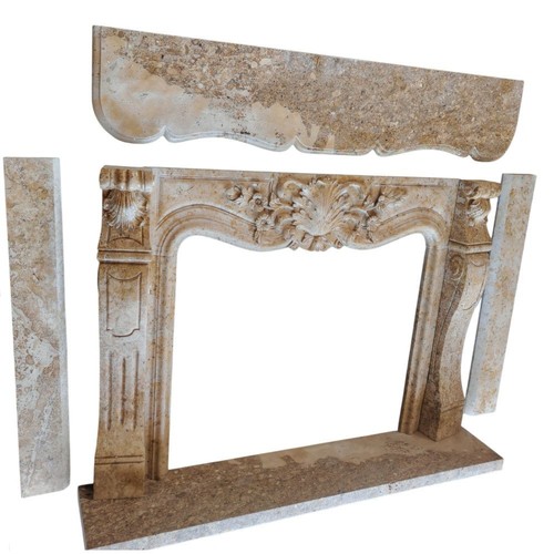 Cornice camino vero marmo - cornice,