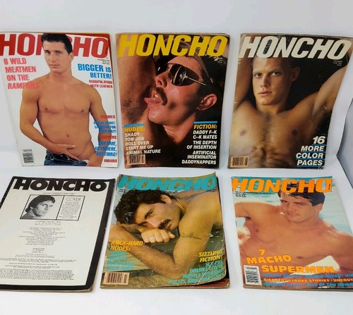 Vintage honcho magazine lot - ,