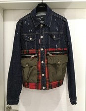 Giacca denim patchwork