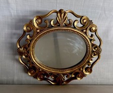 Specchio Stile Barocco Colore Oro 39 Cm