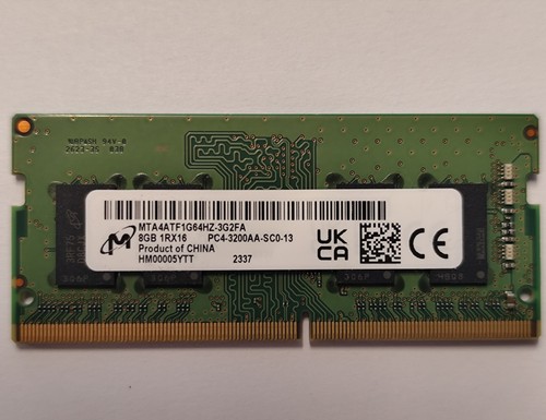 Micron ddr4 3200 - 8, so-dimm